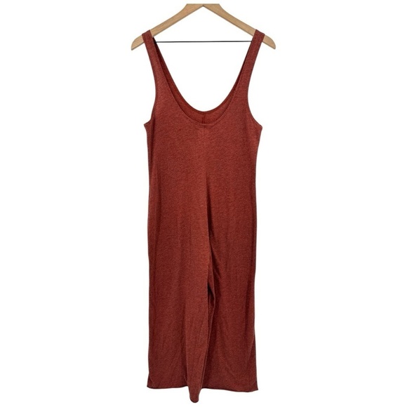Jason Scott X Lia Bartha Asa Sleeveless Wide Leg Jumpsuit - Red Sand - Small - Picture 4 of 6